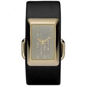 Bracelet de montre Marc by Marc Jacobs MBM2047 Cuir Noir 30mm